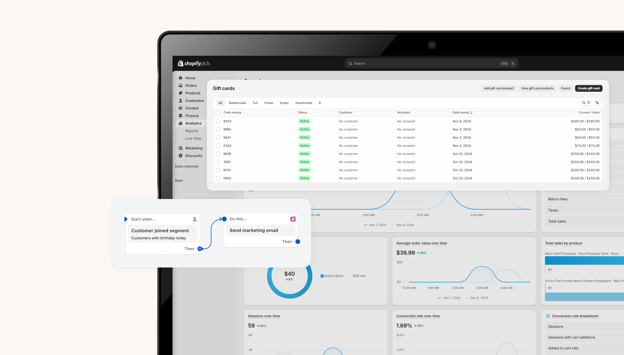 Makro’s Shopify Recap 001: Updates on Marketing Automation, Bundles, Gift Cards, and UI Enhancements