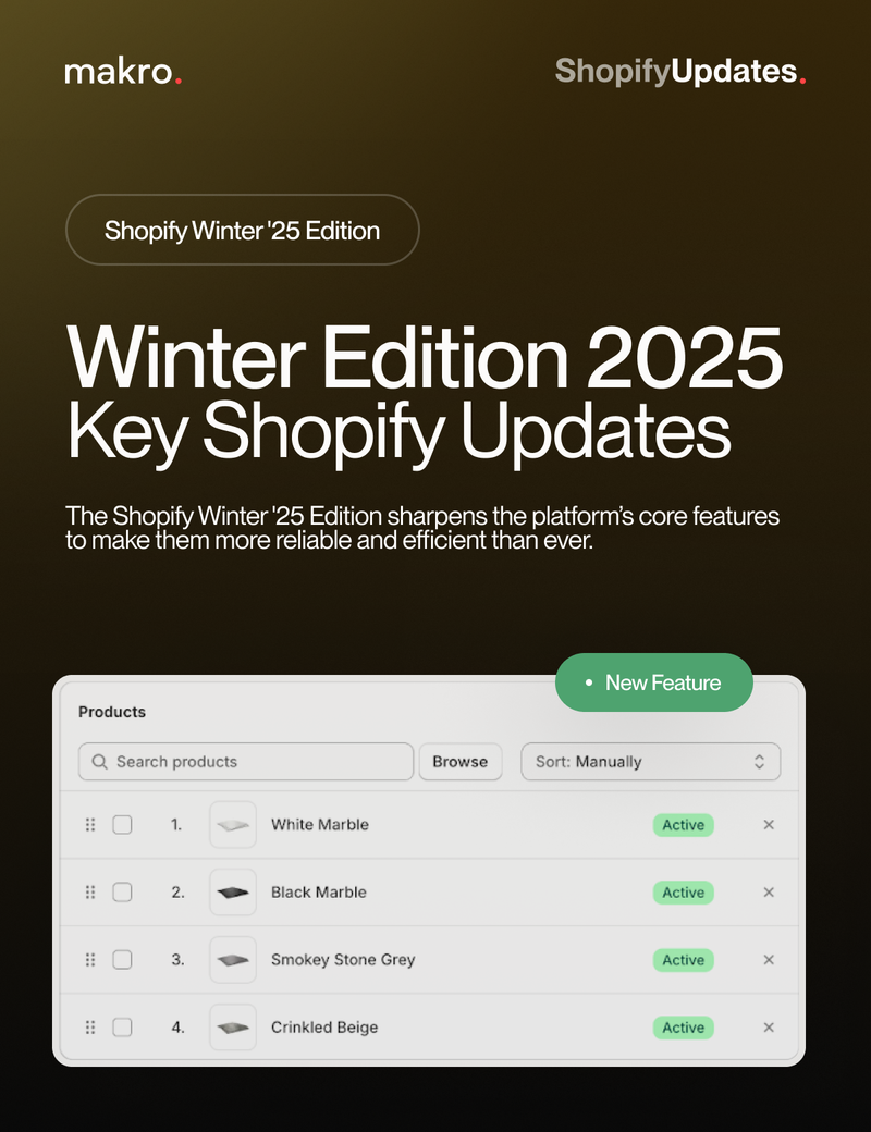Shopify’s Winter '25 Edition: Focus on Performance, Stability, and Seamless Functionality