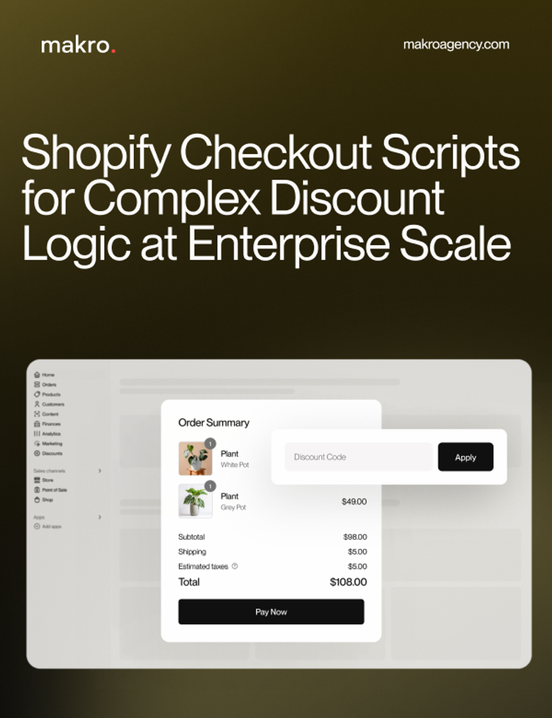 Shopify Checkout Scripts for Complex Discount Logic at Enterprise Scale