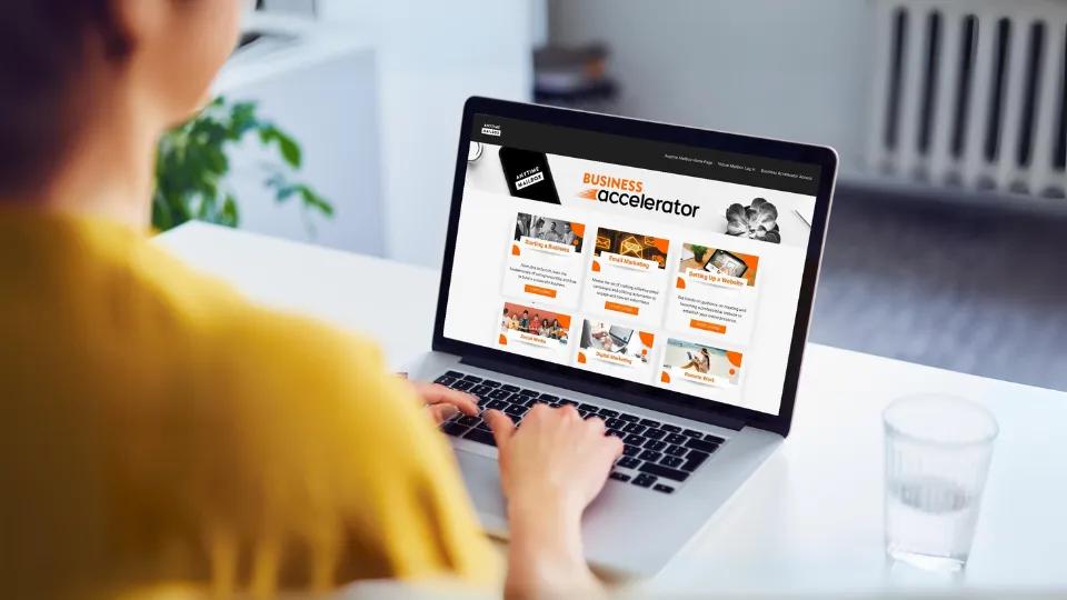 Anytime Business Accelerator portal