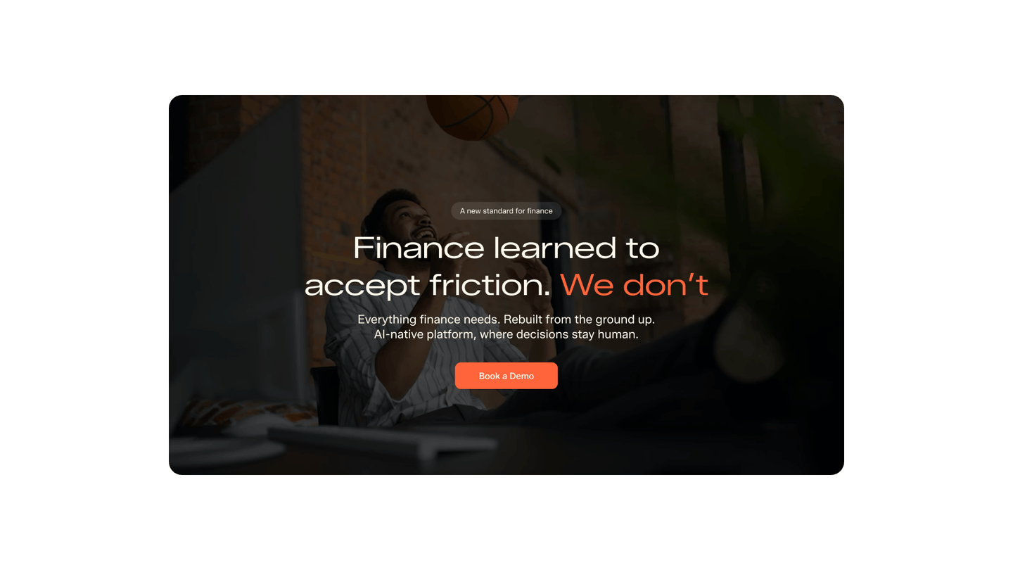 Viewz, Website for the AI-Native Finance OS