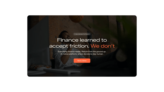 Viewz, Website for the AI-Native Finance OS