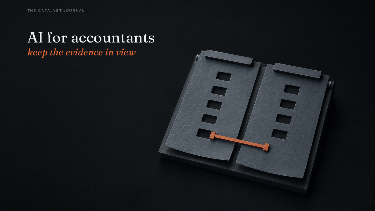 Two graphite comparison records with unmatched apertures, joined by a terracotta pointer exposing the missing entry.