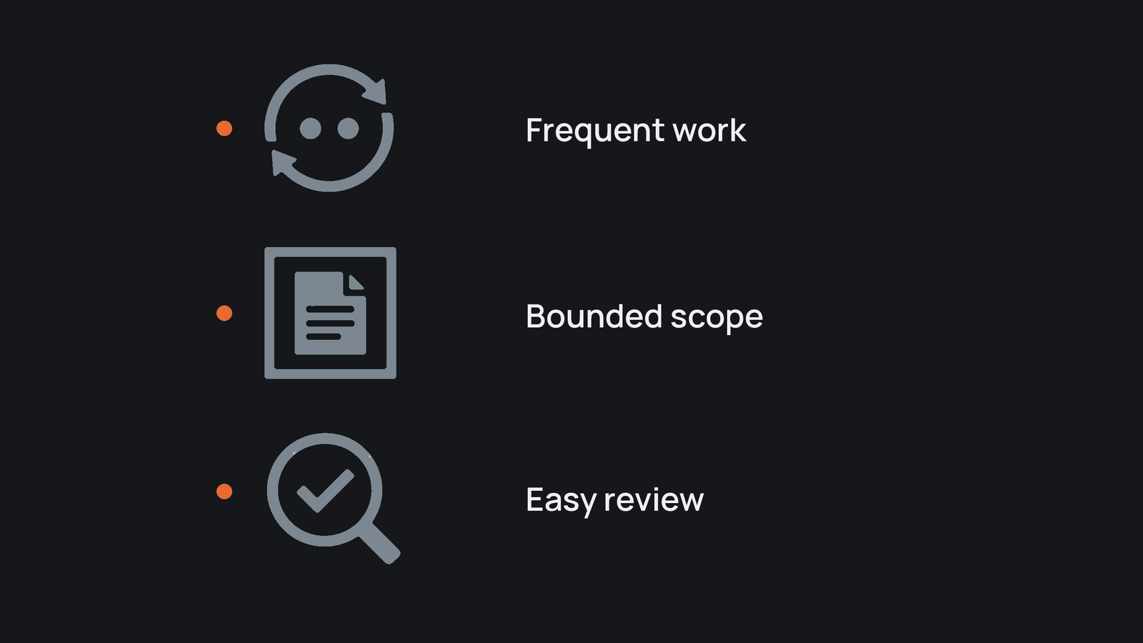 Three independent tests for real estate automation: frequent work, bounded scope and easy review.