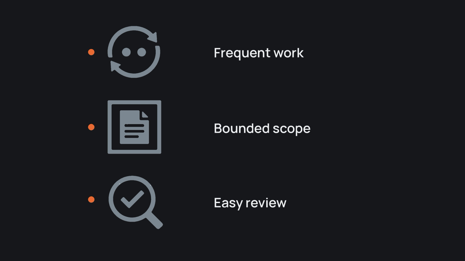 Three independent tests for real estate automation: frequent work, bounded scope and easy review.