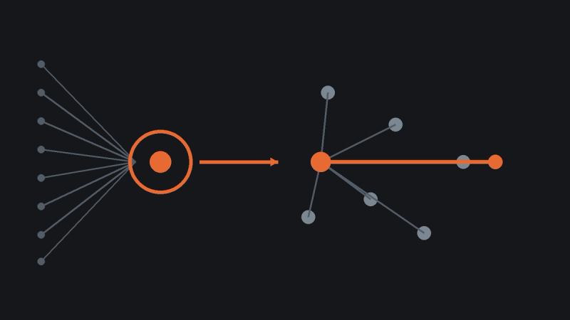 Abstract founder handover image showing founder-held context becoming shared business memory.