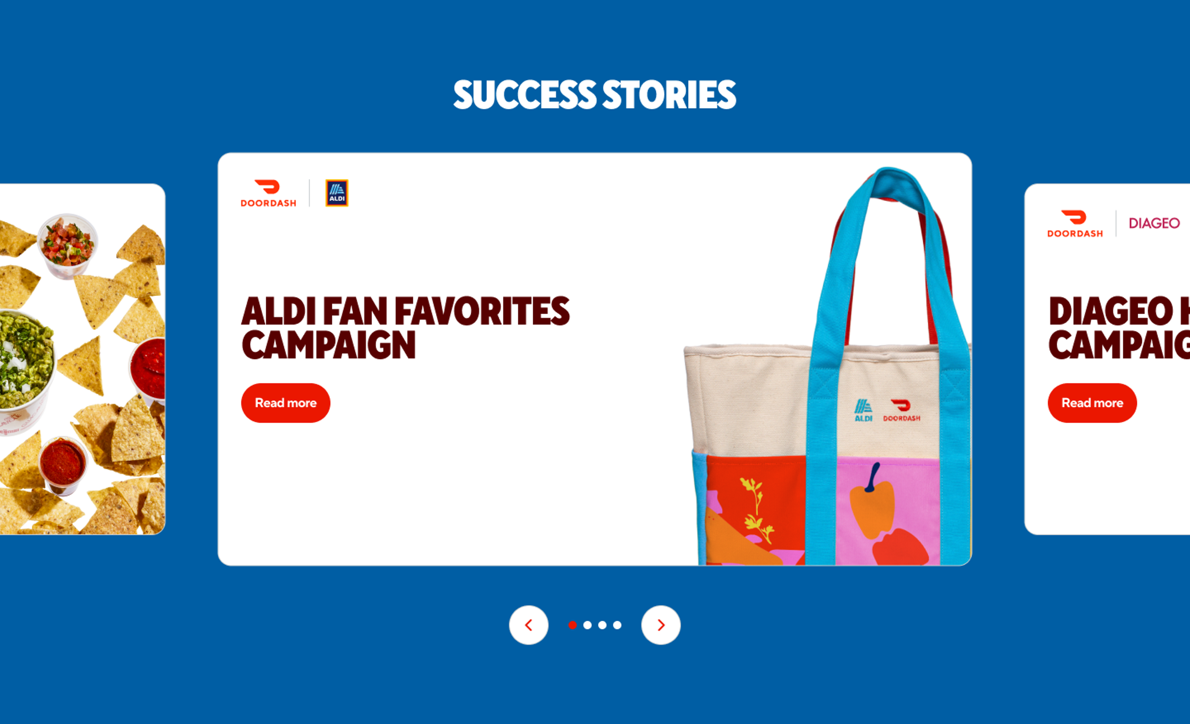 Success stories carousel