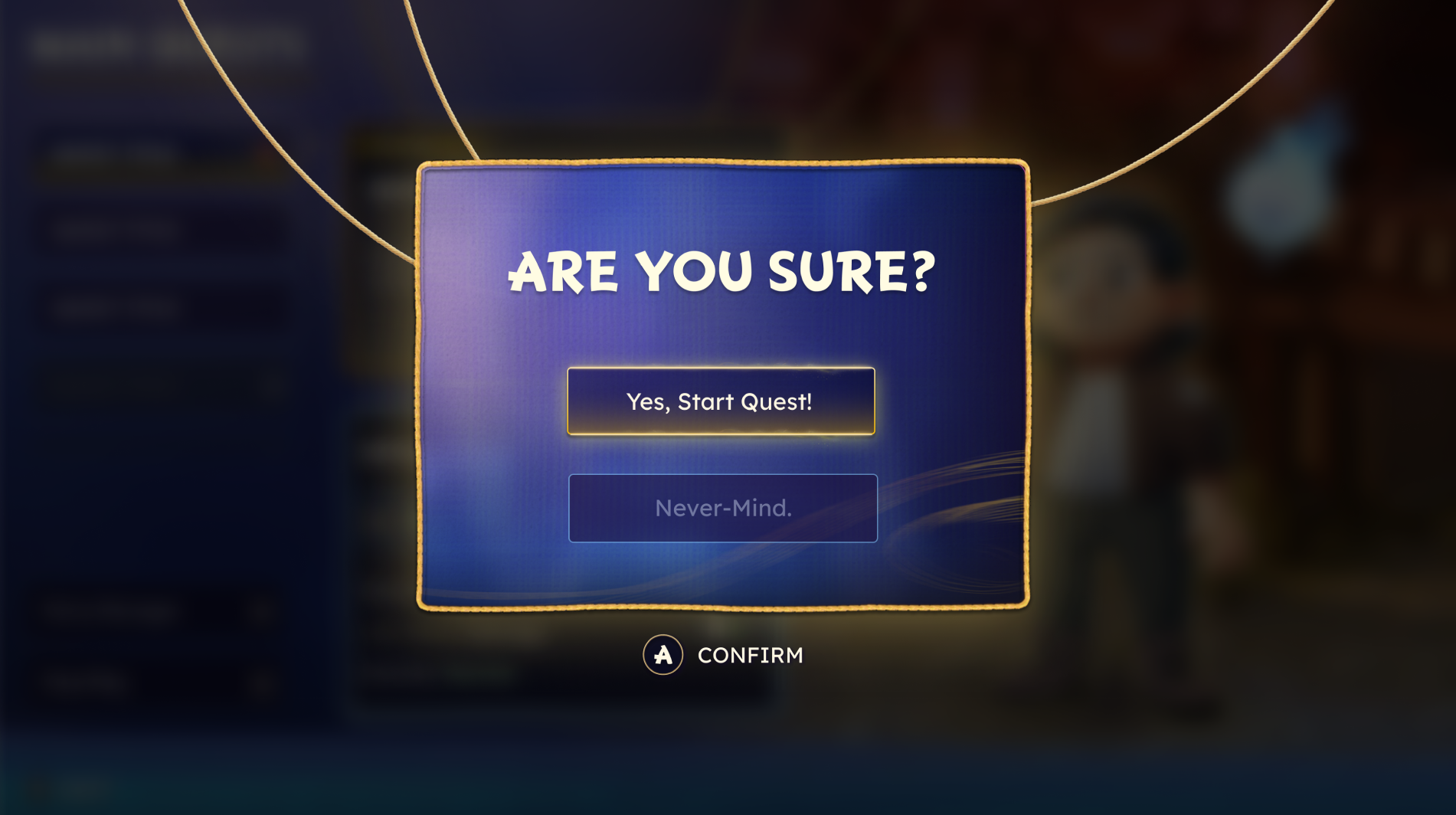 Confirmation Popup - Mockup