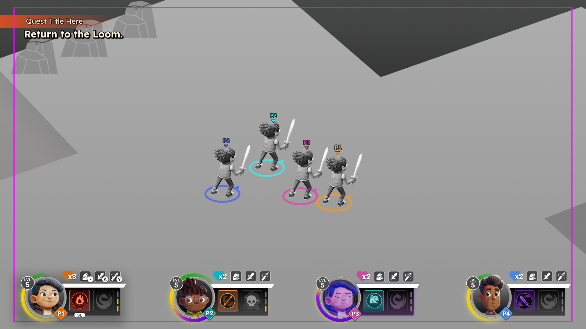 Players complete quest and return to shuttle