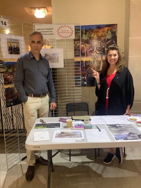 Forum des associations du 5ᵉ — premier stand de l'AFJQL, à peine créée — 7 septembre 2024