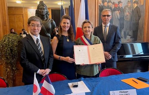 Signature du pacte d'amitié entre le 5ᵉ arrondissement et Bunkyō-ku — 7 juillet 2025