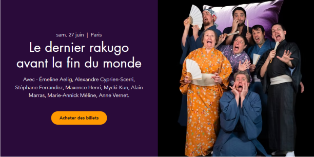 Le dernier rakugo avant la fin du monde