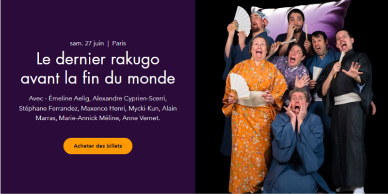 Le dernier rakugo avant la fin du monde