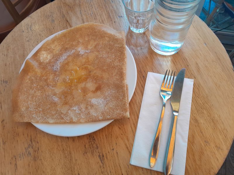 Crêpe servie à La Crêperie.