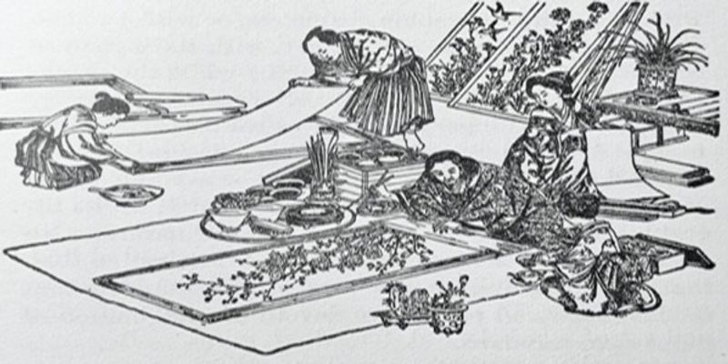 L'Art du Marouflage Japonais (Ura-uchi) avec Jocelyne Derudder