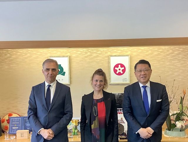 Visite de Philippe Bouchet, Conseiller municipal du 5ᵉ, à la mairie de Bunkyō-ku — Mars 2024