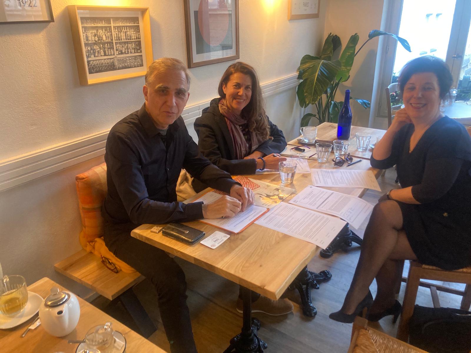 Signature des statuts de l'AFJQL — les 3 membres du bureau — 19 février 2024