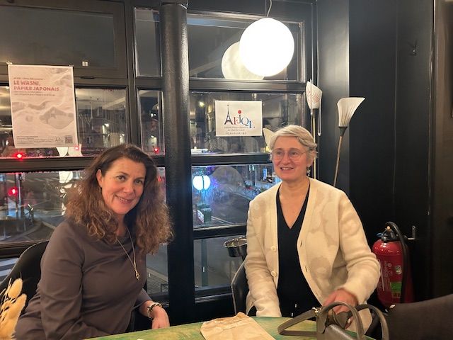 Dîner-rencontre « Le washi, papier japonais » avec Jocelyne Derudder, artiste du 5ᵉ — 14 janvier 2026