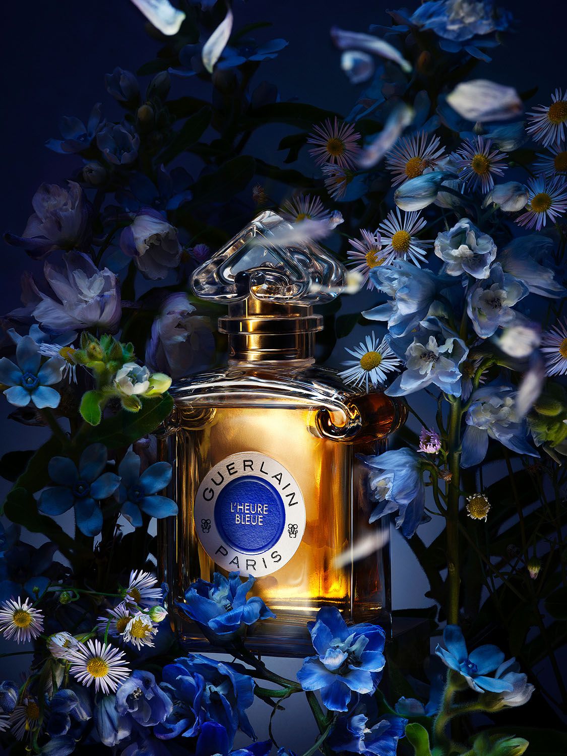 Charlotte Evrard — Guerlain — L'Heure bleue