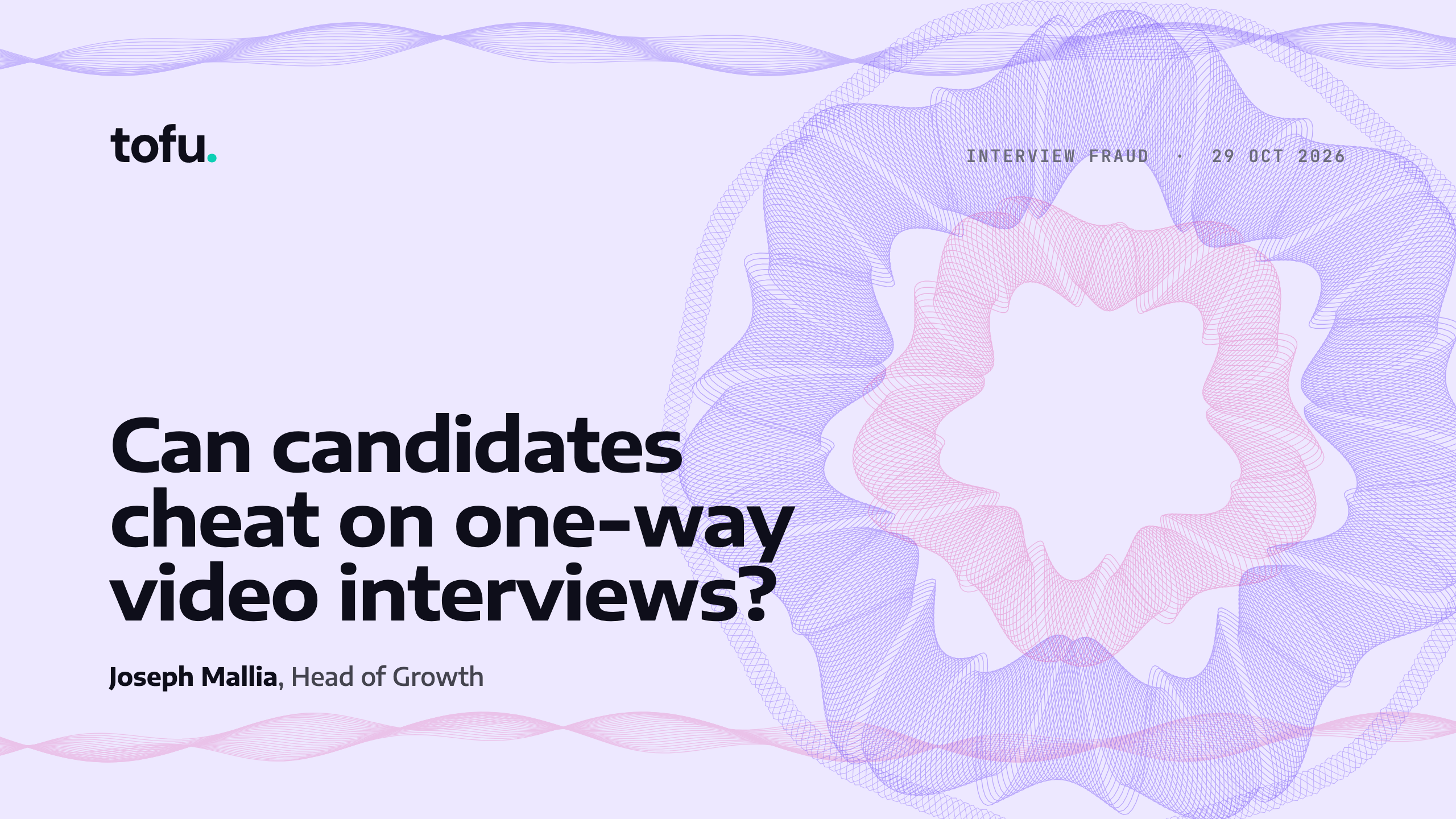 Can candidates cheat on one-way video interviews?, by Joseph Mallia