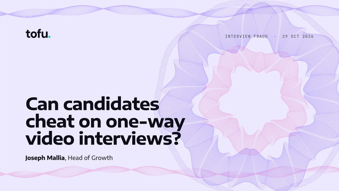 Can candidates cheat on one-way video interviews?, by Joseph Mallia