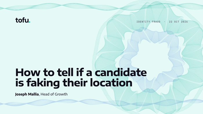 How to tell if a candidate is faking their location