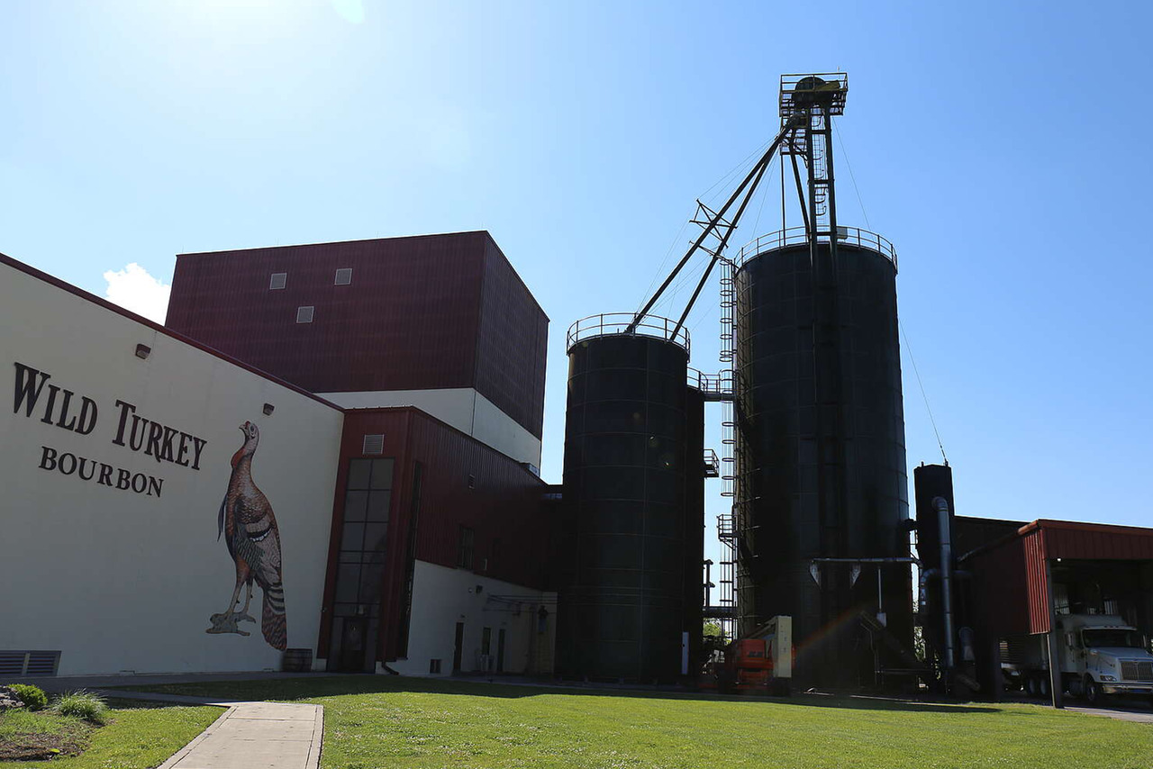 The Wild Turkey Bourbon distillery.