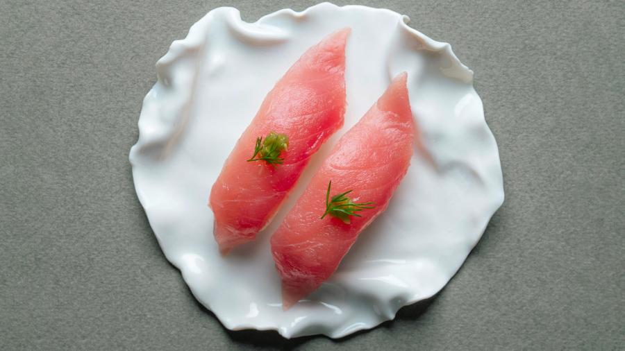 Sushi thon daikon, résolument japonais.