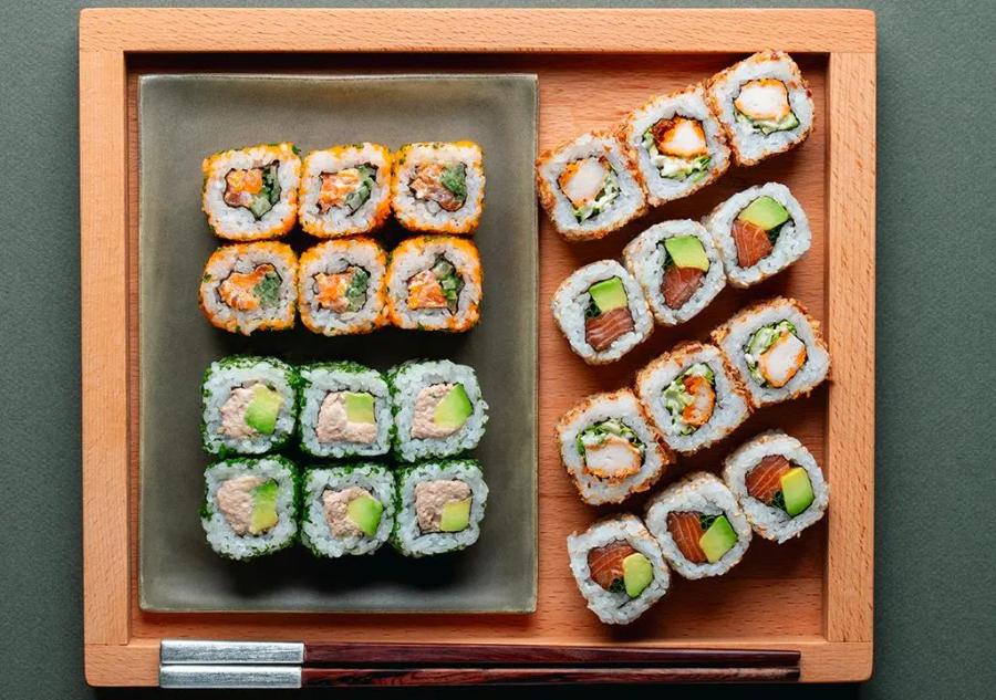 Un plateau varié de Sushis, signé Matsuri