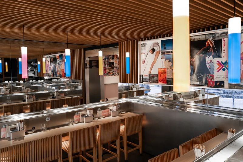 Une salle de restaurant Matsuri