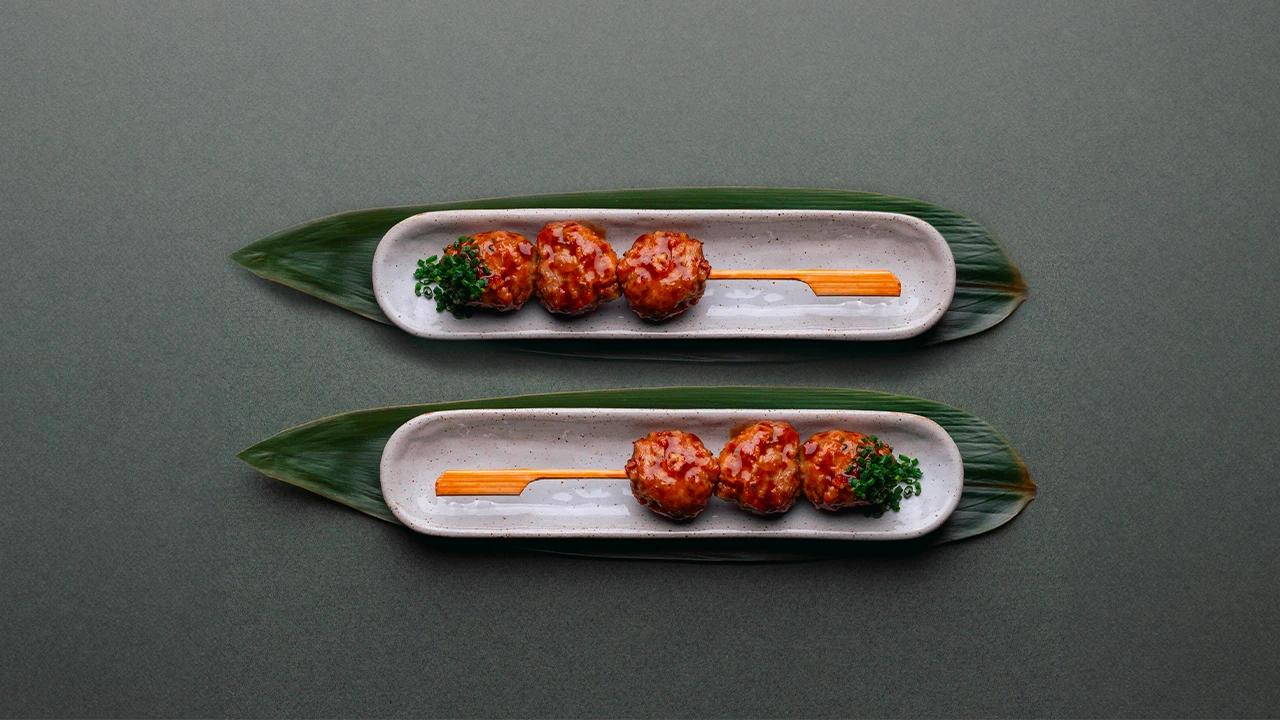 Brochette Boulettes de Poulet Teriyaki - 2 pièces
