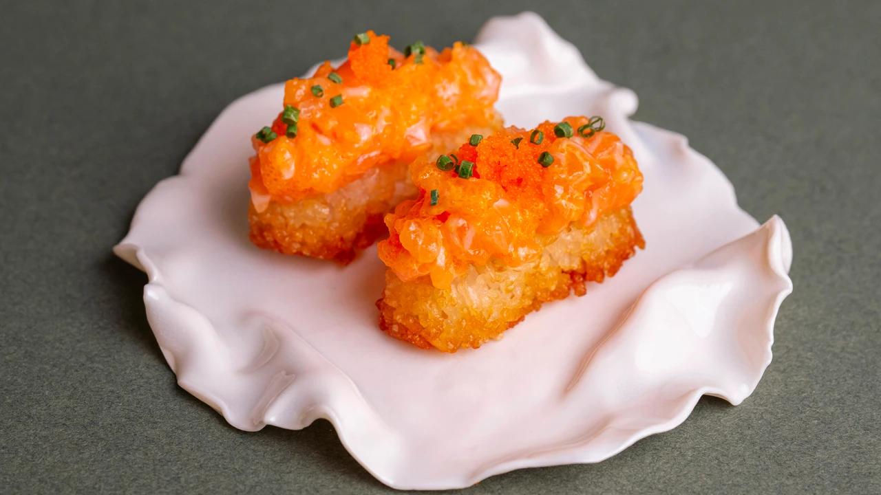 Crispy Sushi Saumon spicy