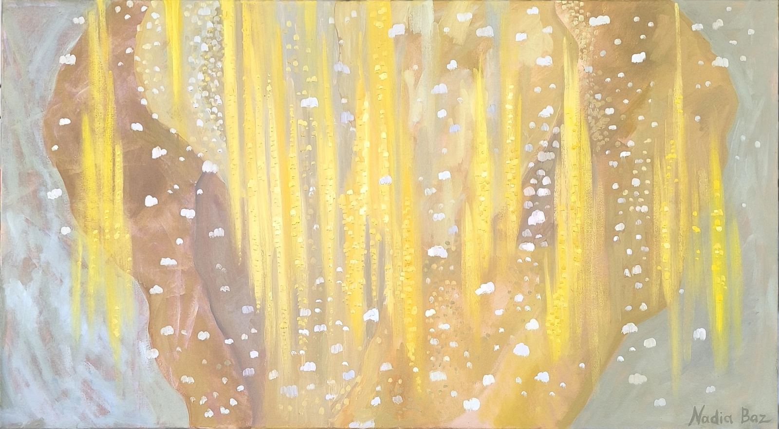 Vanishing Forest, oil on canvas, 110 × 60 ס״מ, 2026