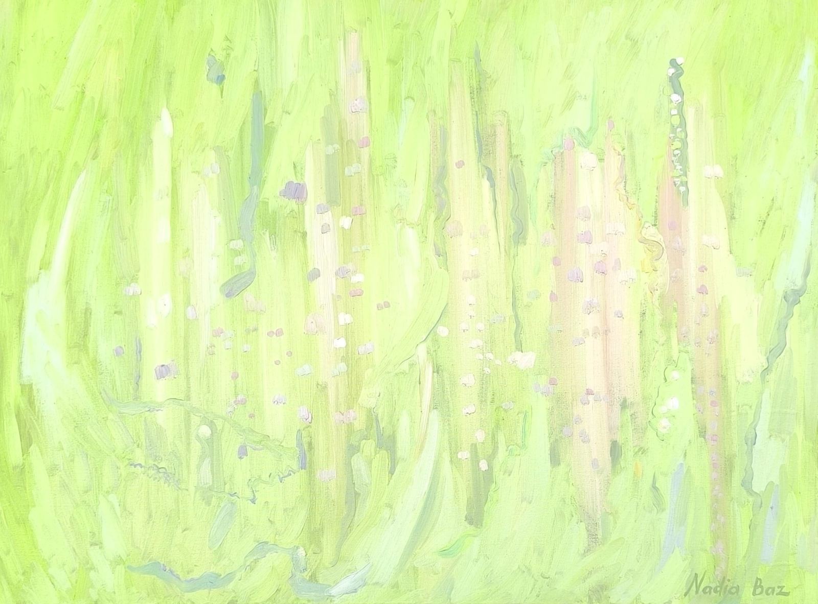 Breath of Light, oil on canvas, 80 × 60 ס״מ, 2026