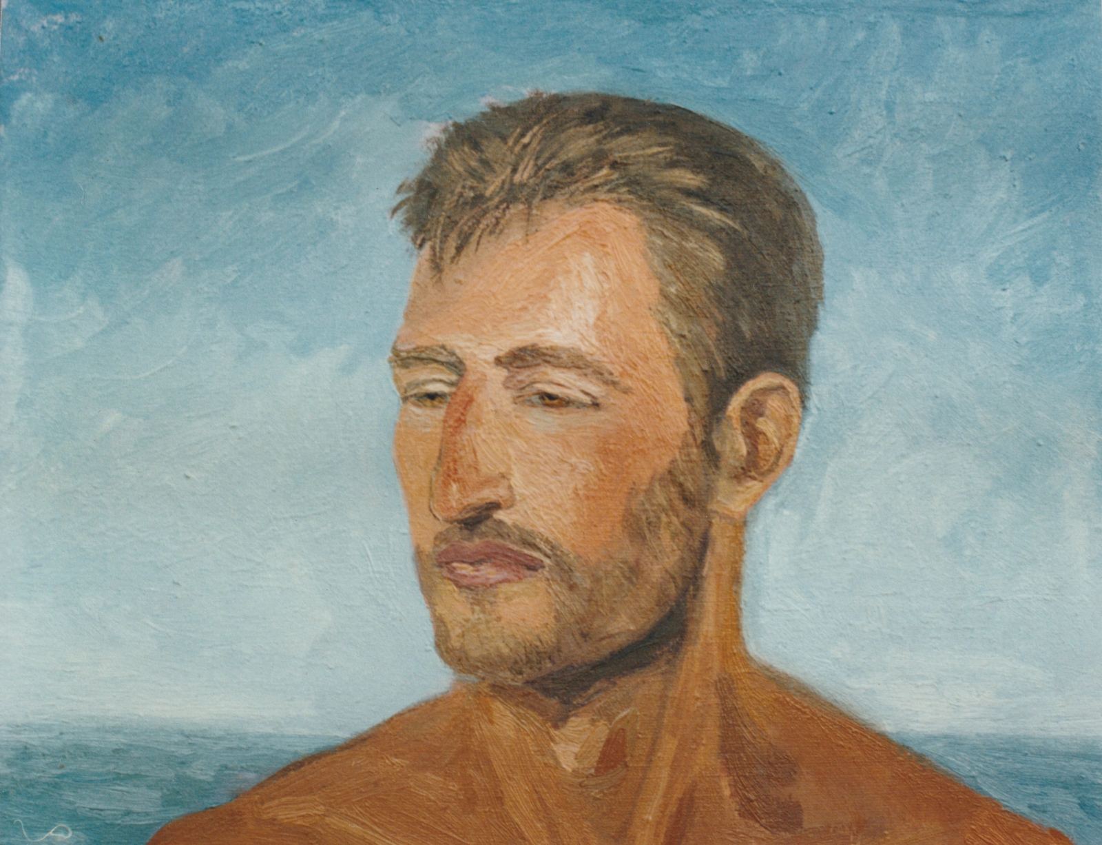 In the Sun (fragment), oil on canvas, 50 × 40 ס״מ, 2003