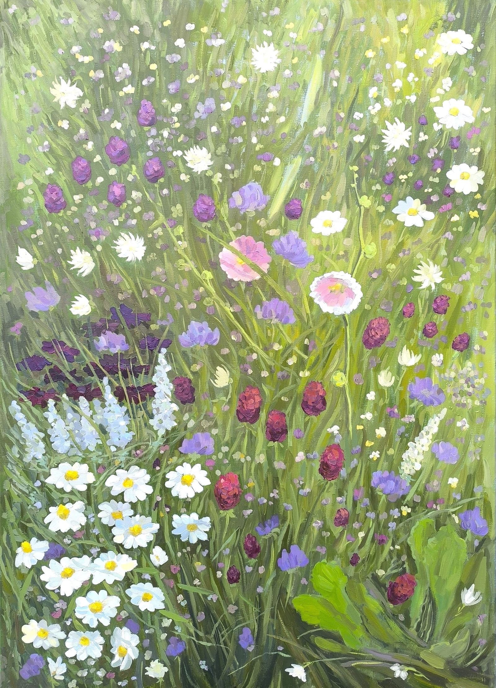 נוגד הדיכאון הטוב ביותר, oil on canvas, 70 × 100 ס״מ, 2025