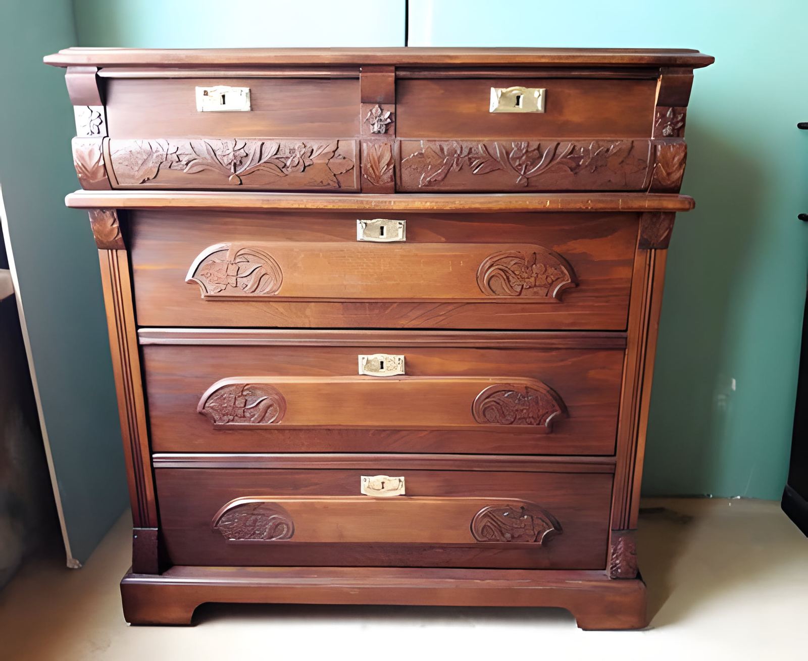 Painted drawers
