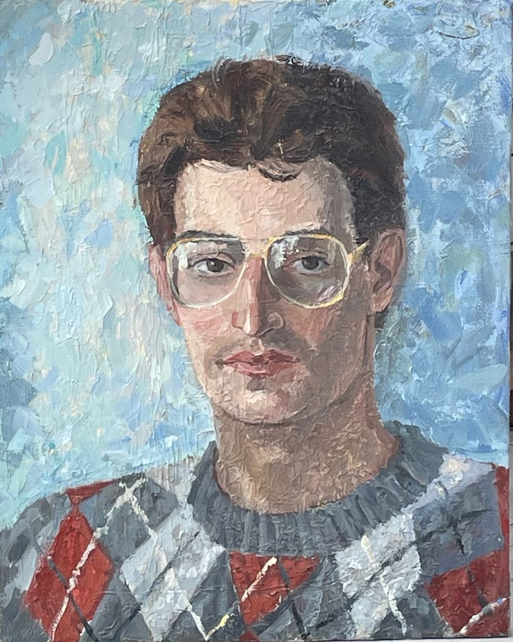 Dima, oil on canvas, 40 × 50 ס״מ, 1994