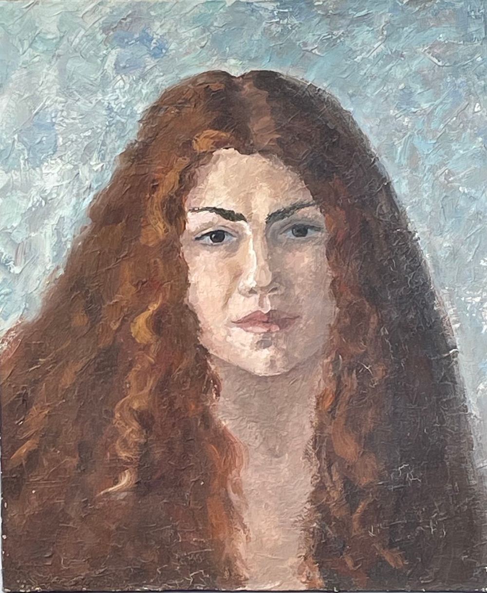 Self-portrait, oil on canvas, 40 × 50 ס״מ, 1994