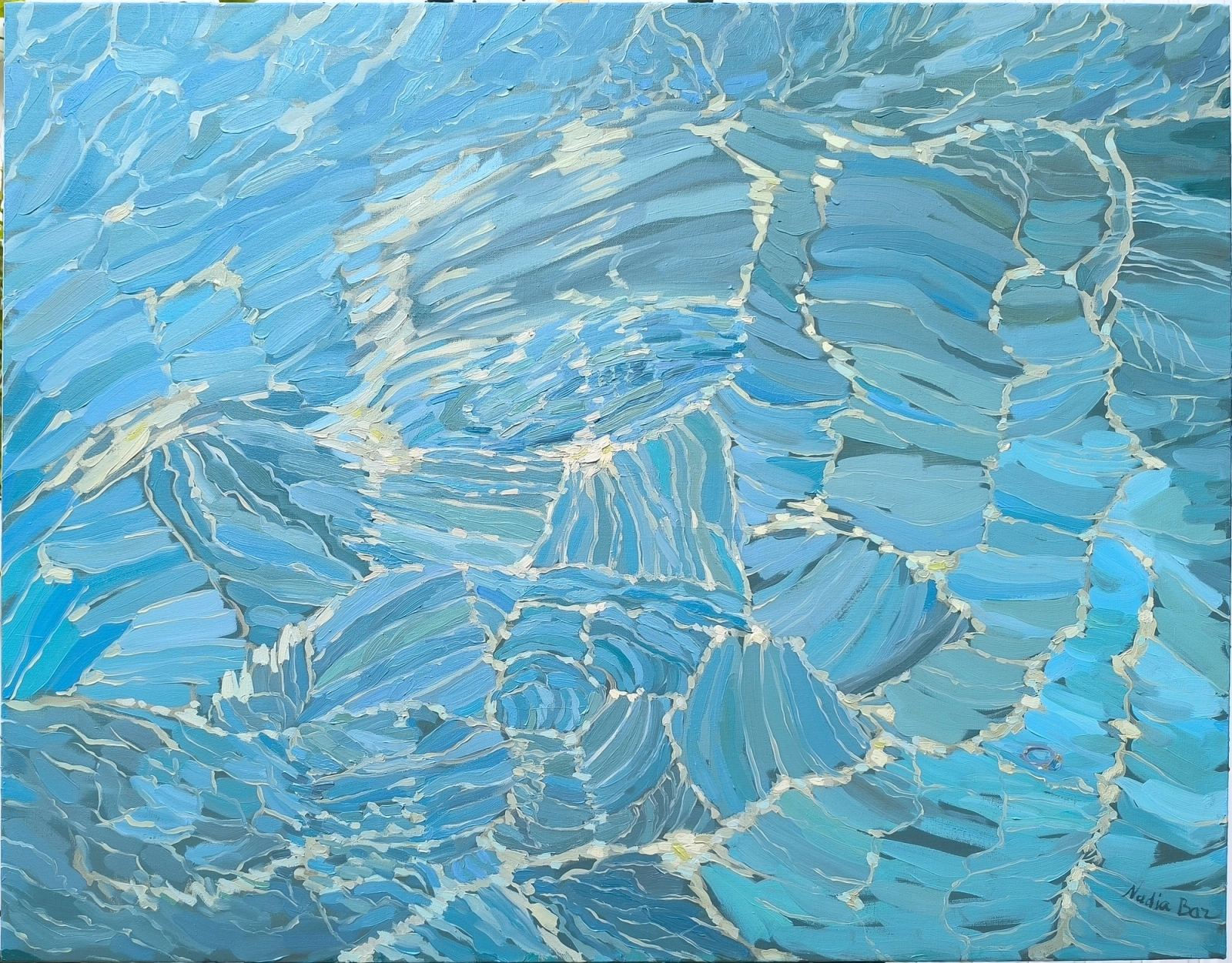 Lost Ring, oil on canvas, 100 × 80 ס״מ, 2025