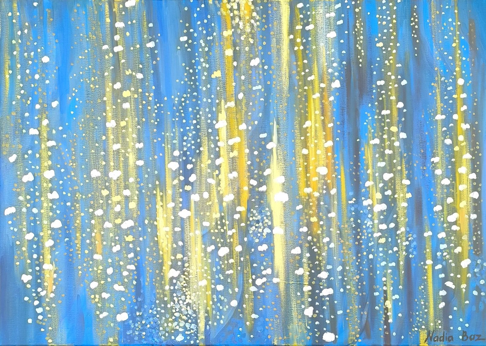 Winter Light, oil on canvas, 100 × 70 ס״מ, 2026