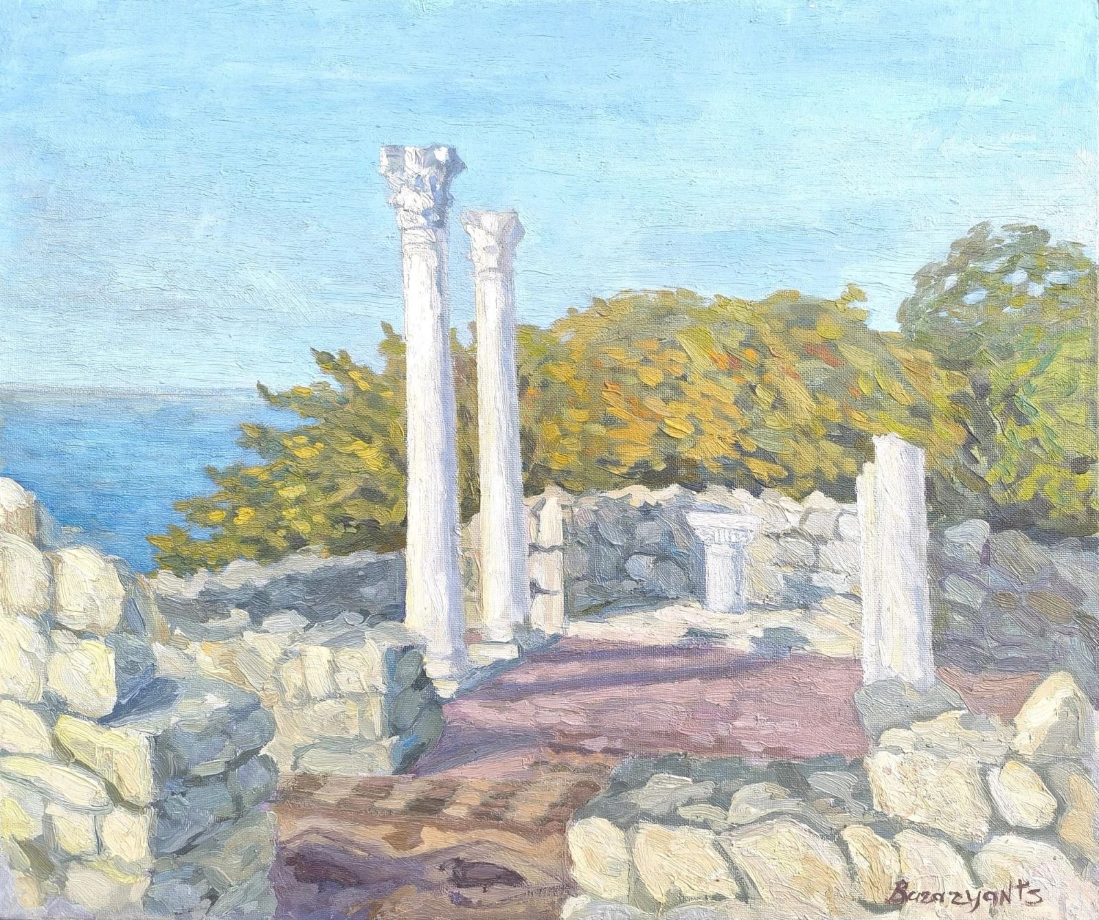 כרסונסוס, oil on canvas, 70 × 60 ס״מ, 1996