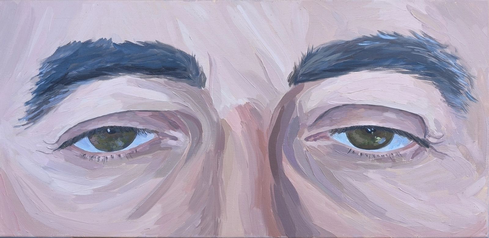 Fresh Start, oil on canvas, 80 × 40 ס״מ, 2025