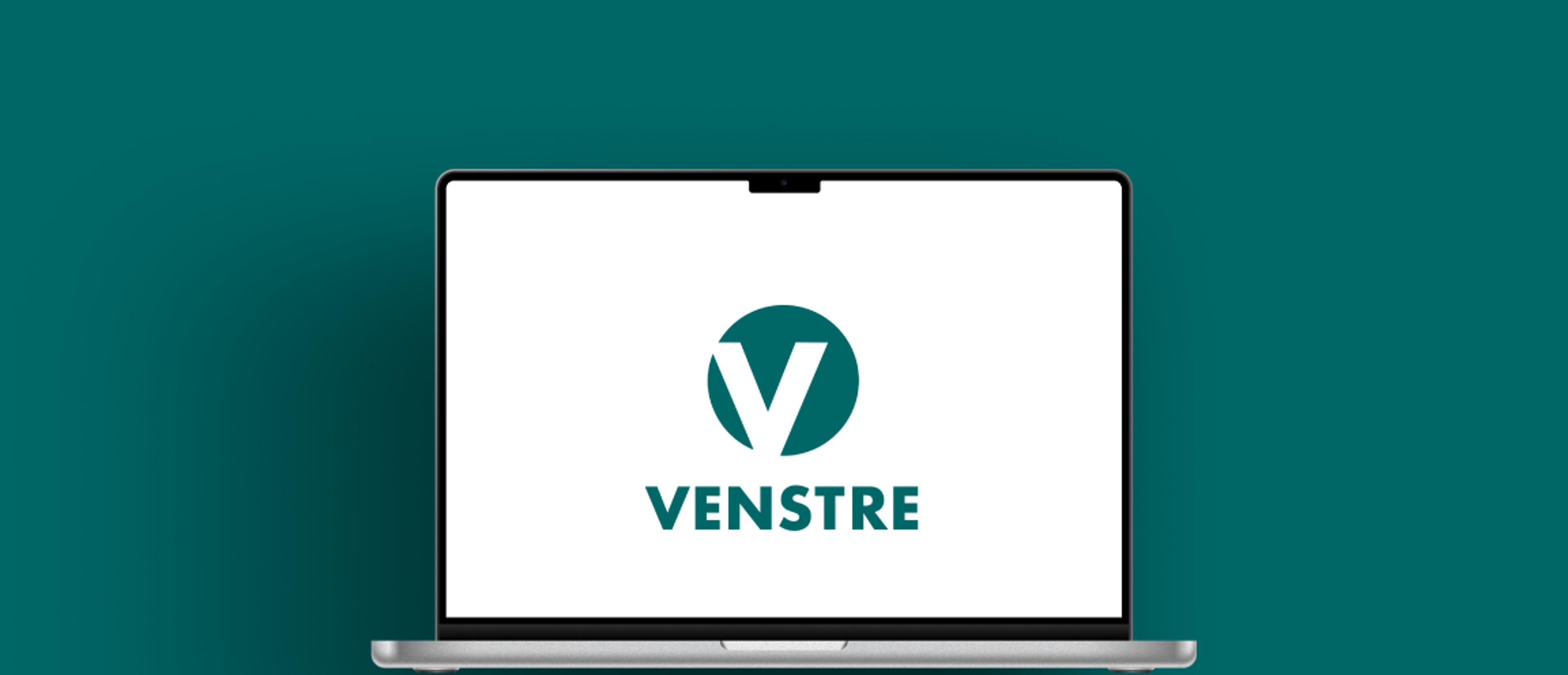 Datamaskin med venstre sin logo