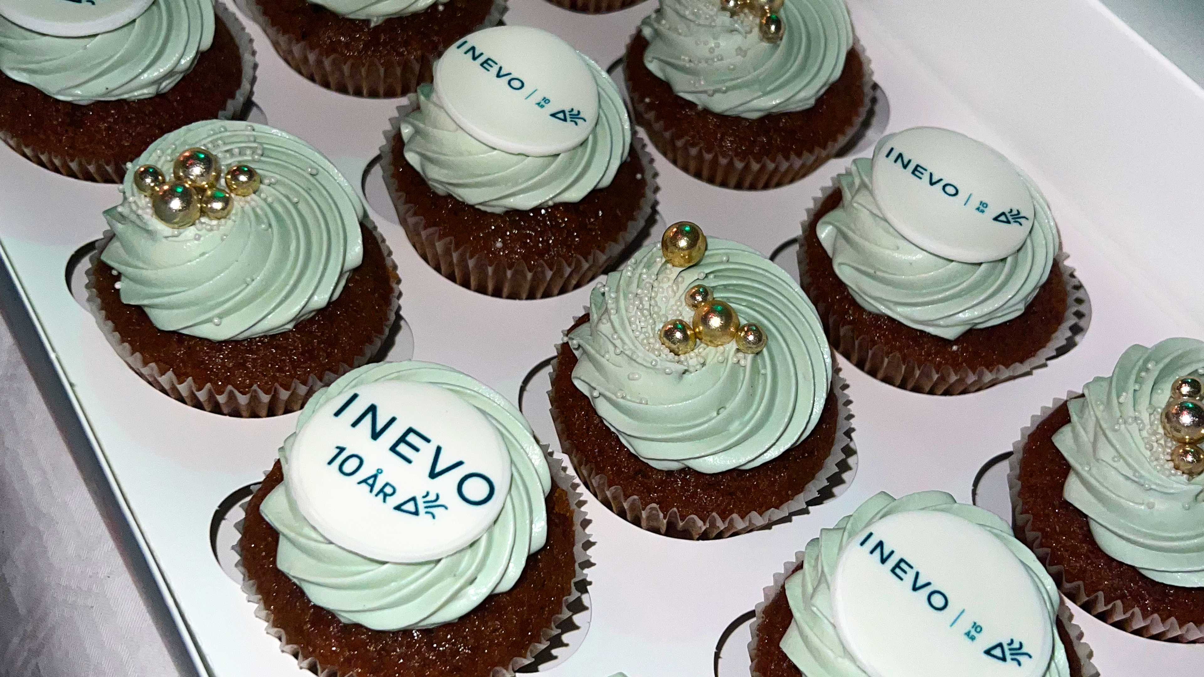 Bilde av muffins fra INEVO jubileum 