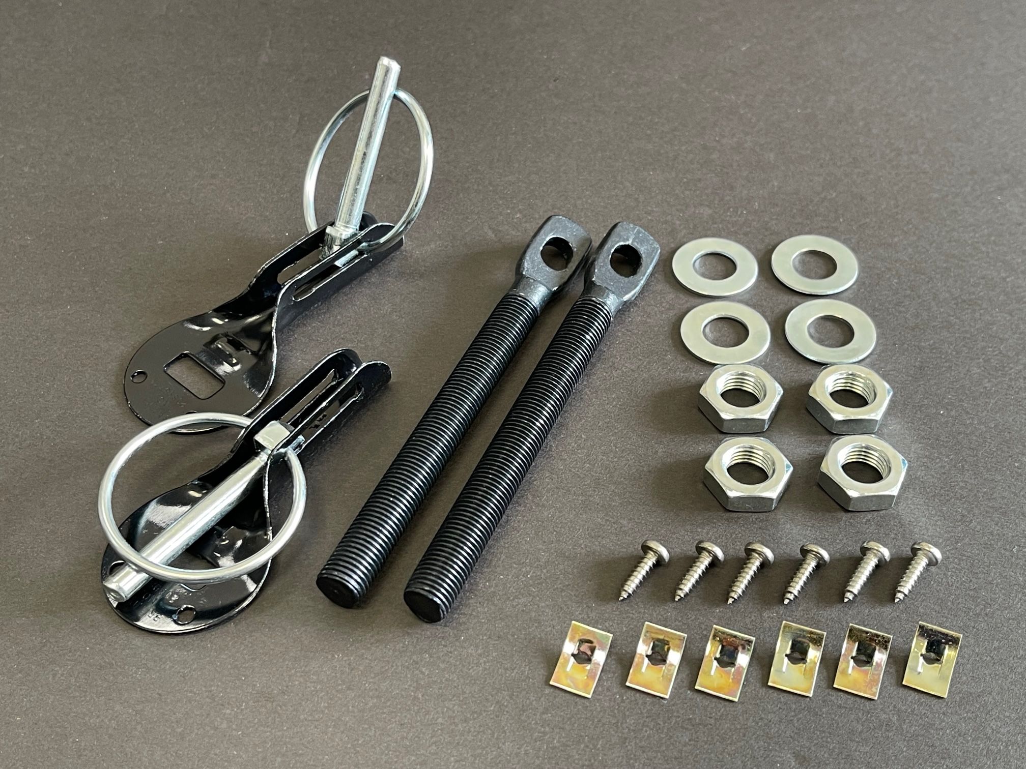 Aluminum Hood Pin Kit