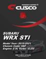 Subaru WRX STi All Parts Catalog 2021