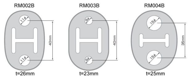 Rubber exhaust deals hanger