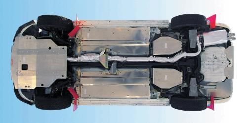 Heavy Duty Body Under Guard Panel Set for Off-Road use