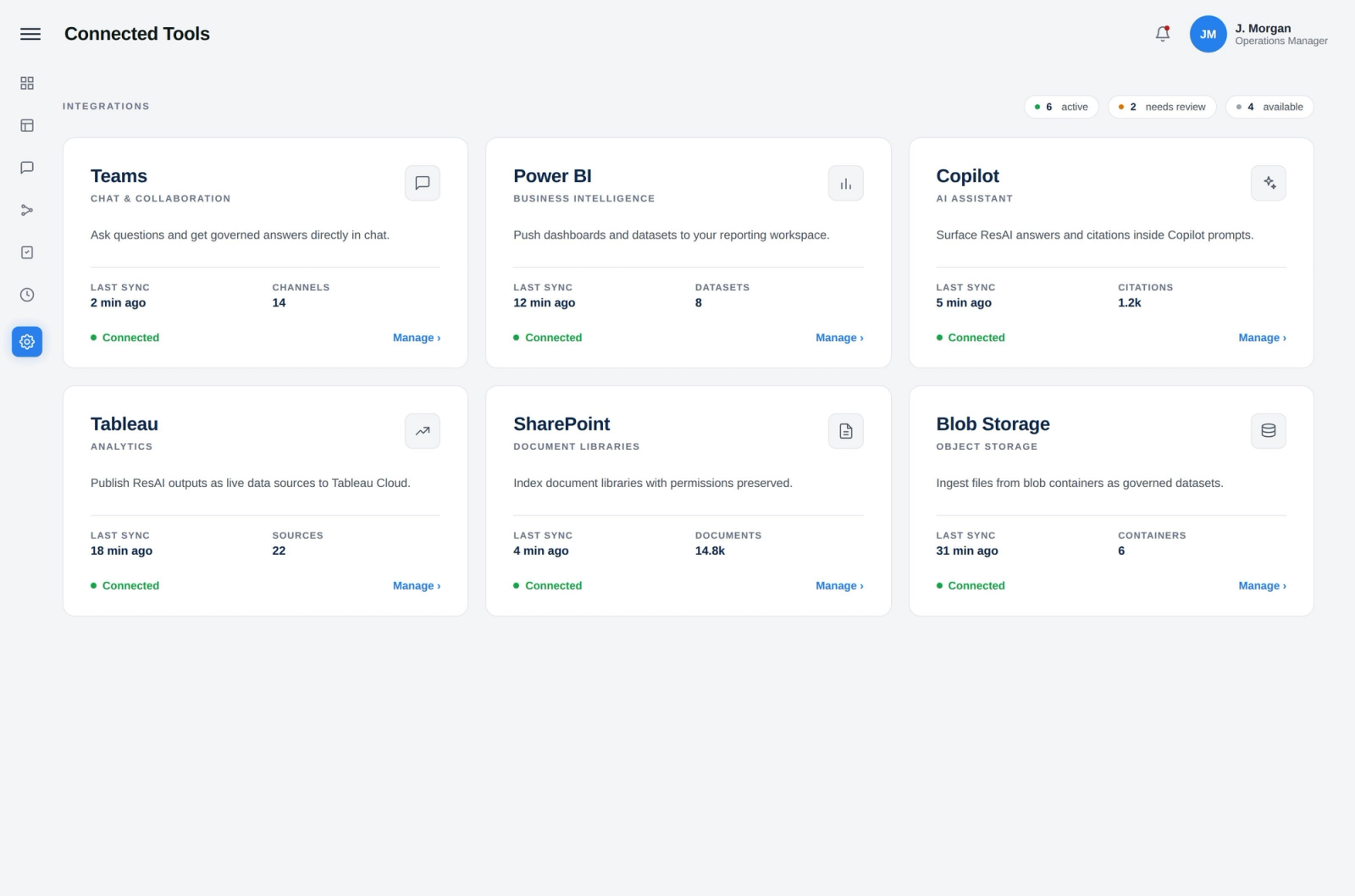 Connects to your existing tools